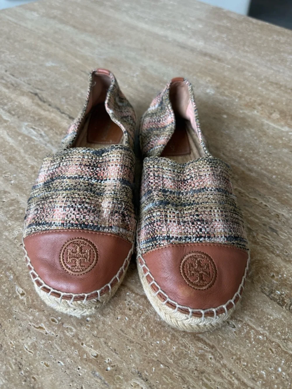 Tory Burch Color Block Flat Espadrille size 8